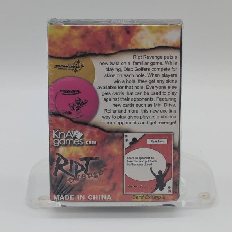 Ript Revenge Disc Golf Card Game - Unopened
