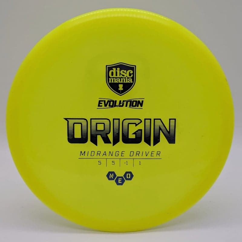 NEW Discmania Evolution Neo Origin Yellow - 176g