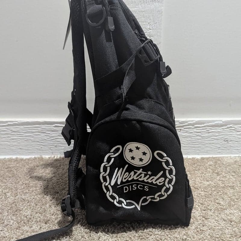 Westside Refuge Backpack Bag Black NEW - Holds 20 Discs