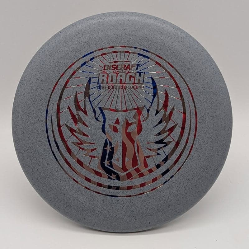 NEW Discraft Bro-D Rubber Blend Roach Grey - 176g (American flag stamp)