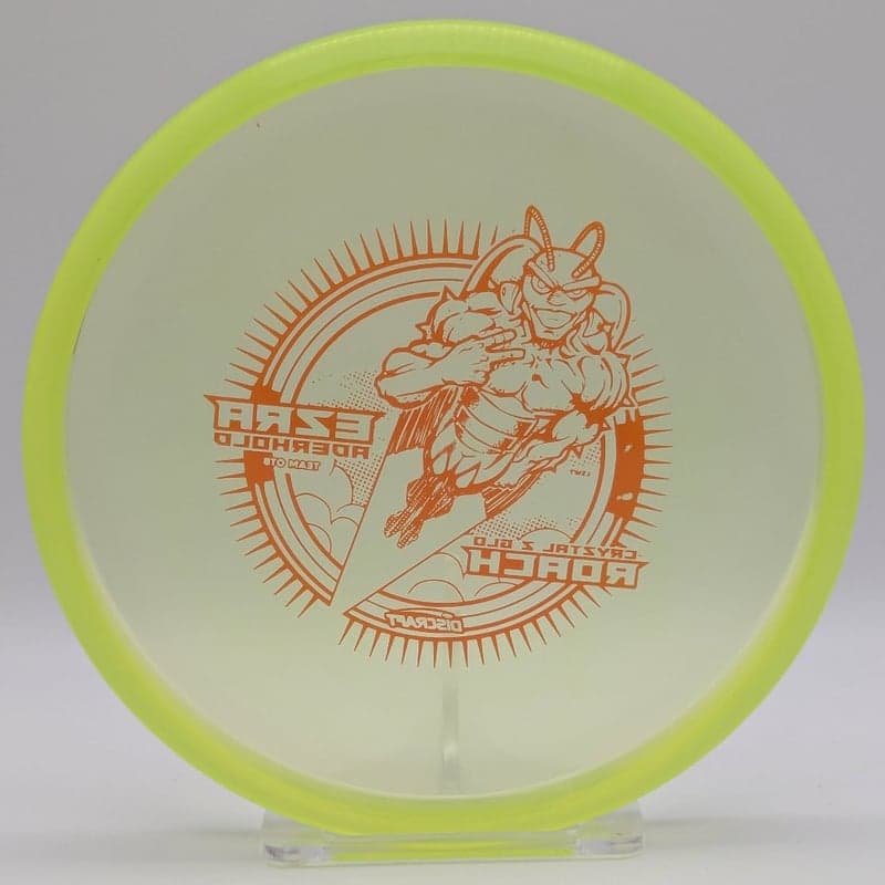 NEW Ezra Aderhold Discraft Crystal Z Glo Roach Yellow - 174g