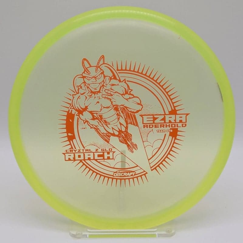 NEW Ezra Aderhold Discraft Crystal Z Glo Roach Yellow - 174g