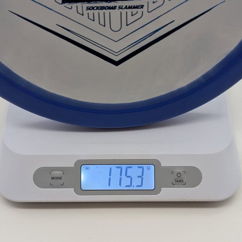 NEW Dynamic Discs First Run Sockibomb Classic Orbit Slammer Blue/White - 175g