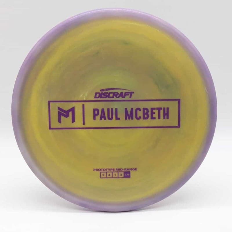 NEW Paul McBeth ESP Swirl Malta Discraft Yellow/Purple - 172g