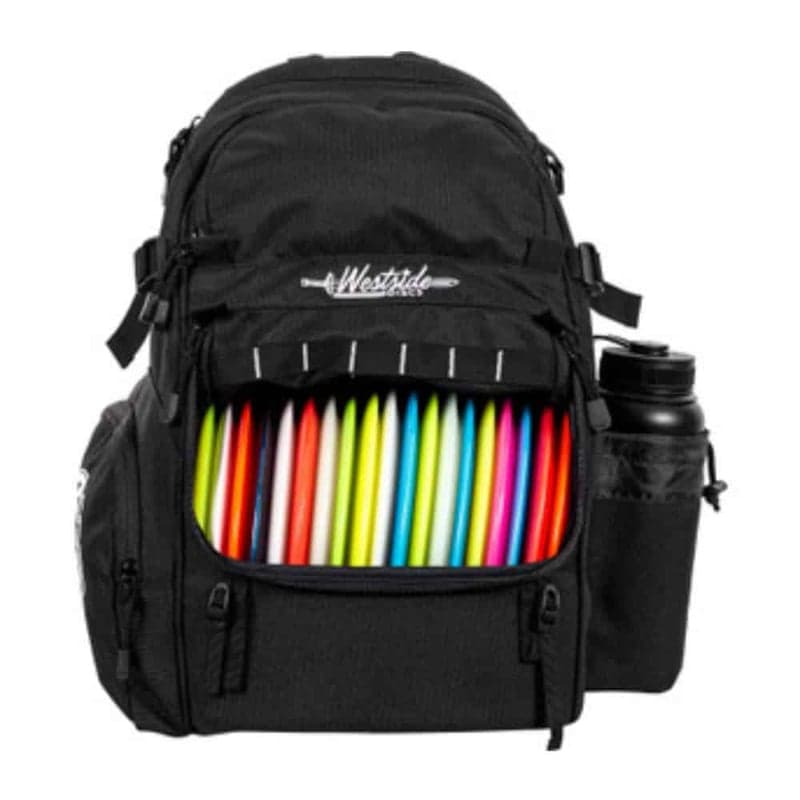 Westside Refuge Backpack Bag Black NEW - Holds 20 Discs