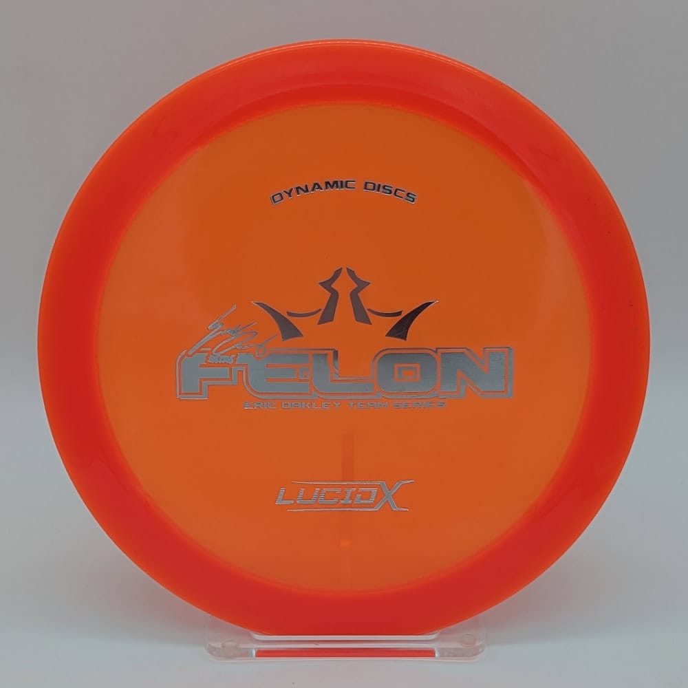 RARE 2019 Eric Oakley DD Lucid-X Felon Team Series Orange - 176g