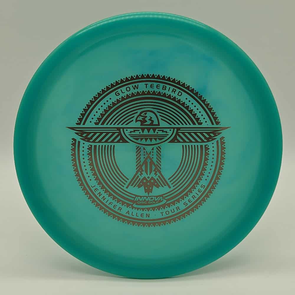 New 2018 Jennifer Allen Blue Color Glow Champion Teebird - 177g