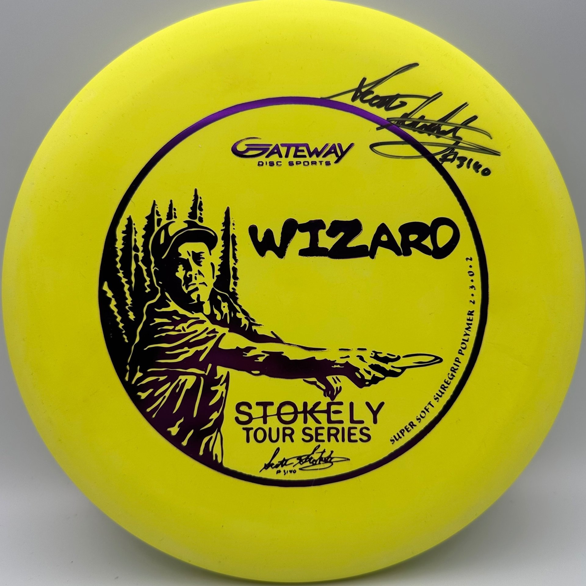 Gateway Disc Sports Wizard Signed Scott Stokely